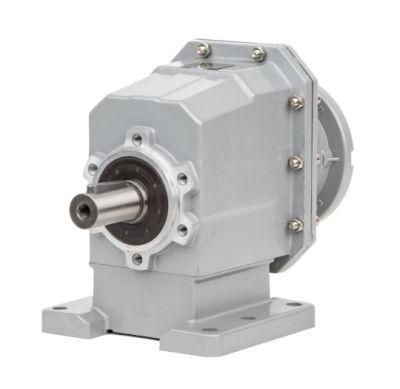 Foot Mounted Helical Gear Speed Reducer Transmission Gearbox with Shaft