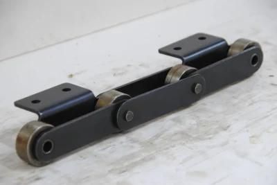 P100f233A2 Large Pitch ISO and ANSI Standard Driving Conveyor Engineering and Construction Machinery Chains with Attachments