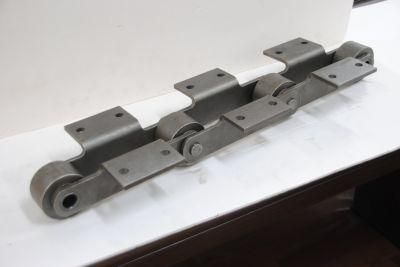 P100f175A2 Large Pitch ISO and ANSI Standard Engineering and Construction Machinery Driving Conveyor Chains with Attachments