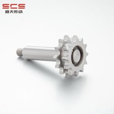 Assemble Sprocket Shaft with Snap Ring Groove