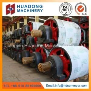 Heavy Duty Head Drum with Rubber Lagging for Mining