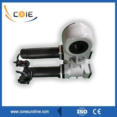 Dual Axis Slewing Drive Worm Gear Motor Drive