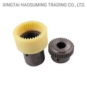 Flexible Shaft Coupling Nylon Inner Ring Steel Gear Coupling for Pumps