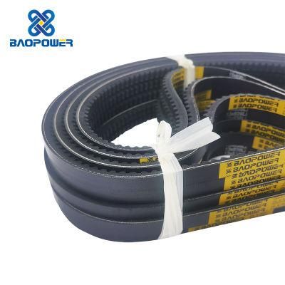 Baopower Classic Raw Edge Transmission EPDM CR Rubber Notched Drive Toothed Multi Remf Recmf Bandas Correas V-Belt Ax Bx Cx 10X 13X 17X