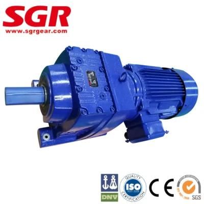 Suspended Cranes Application Cast Iron Inline Helical Gearbox