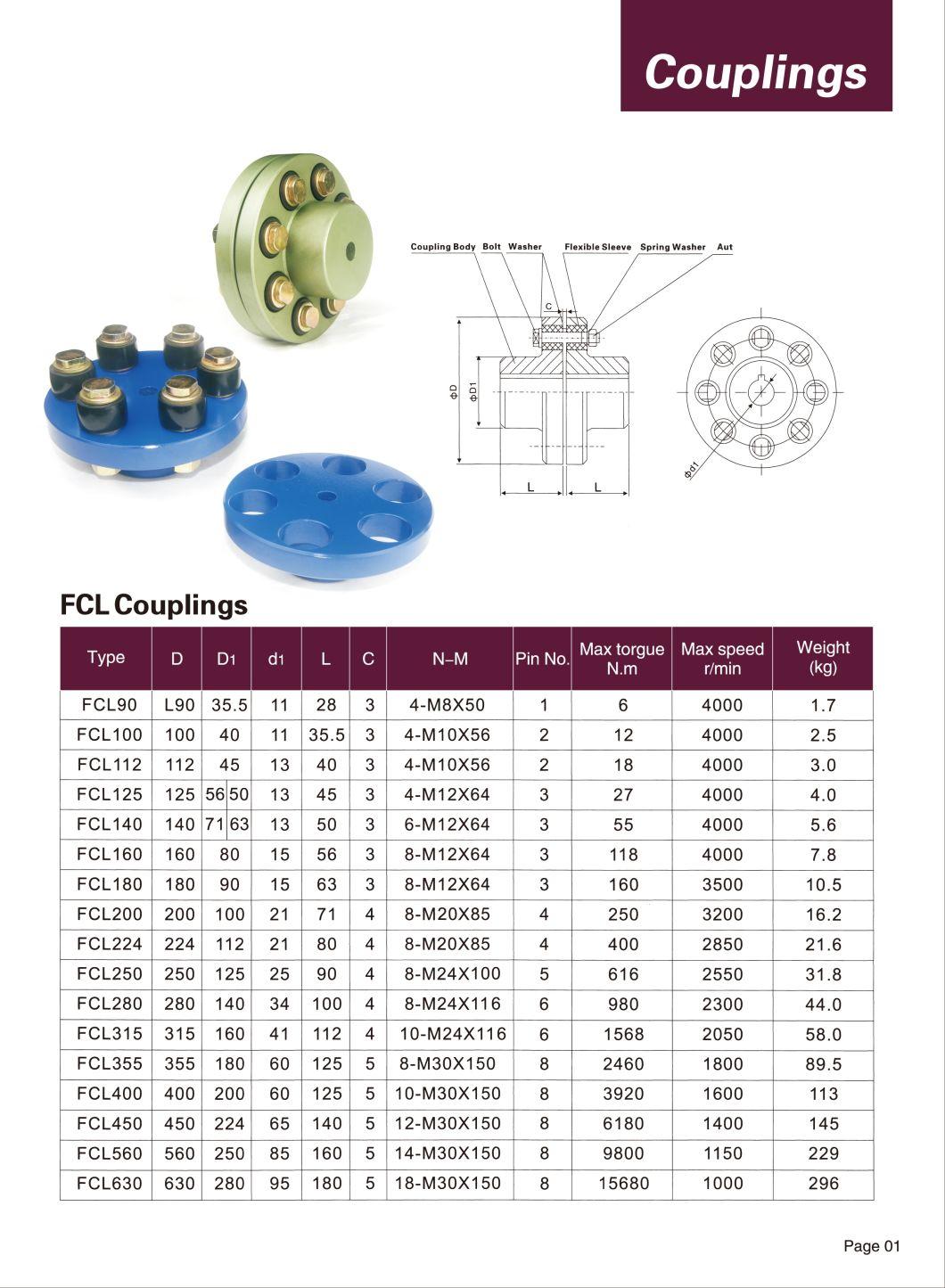 Flexible Coupling (pin and bush coupling)