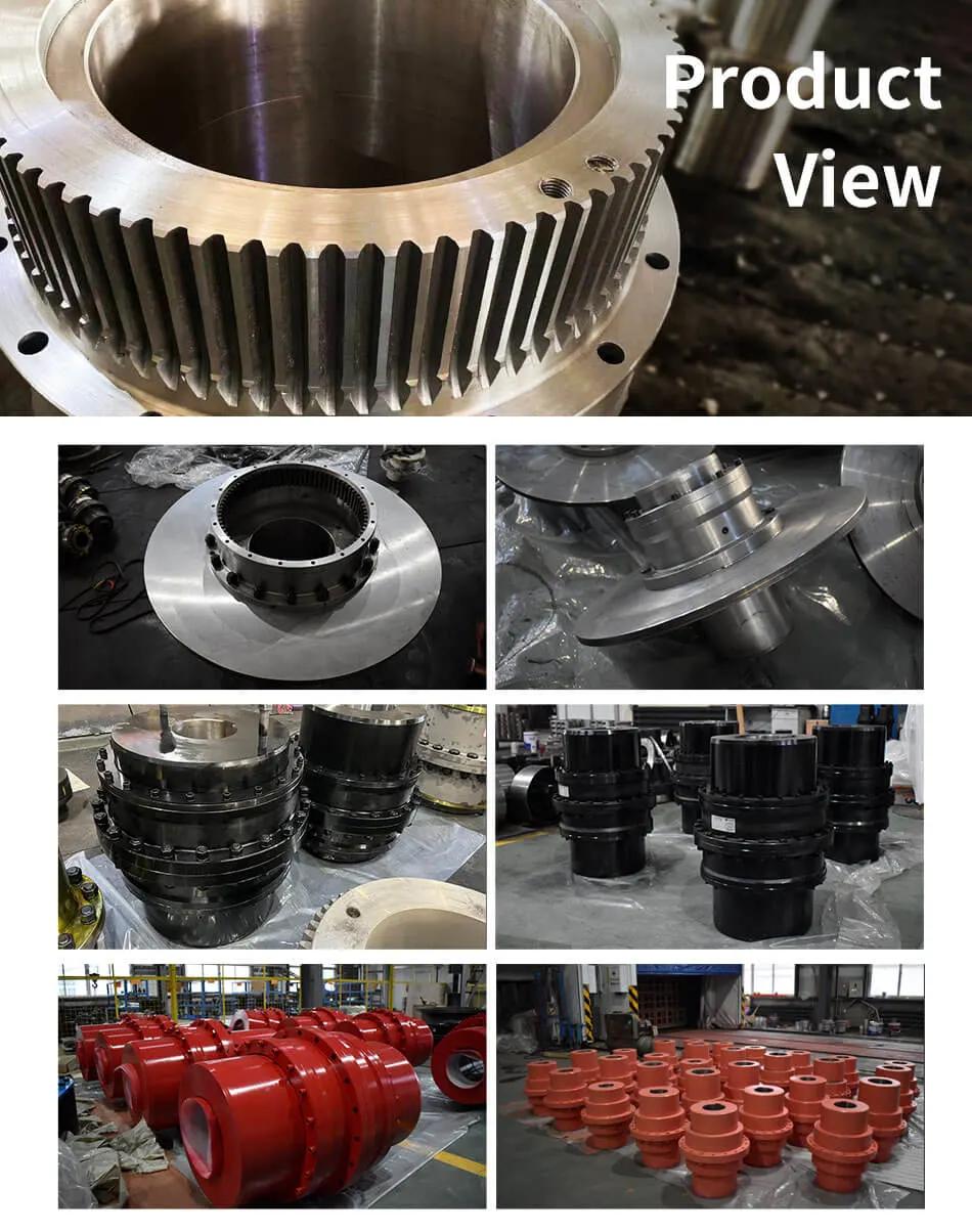 Densen Customized Drum Type Gear Coupling, Gear Motor Couplings, Drum Gear Coupling