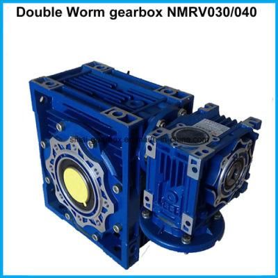 Motovario-Like Double Shaft Mechanical Nmrv Worm Gearbox