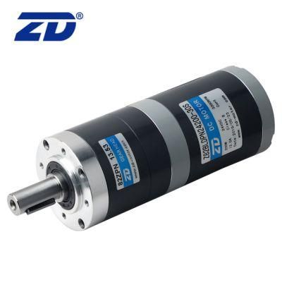 ZD IP20 Grade Protection 82mm Three-Step Brush/Brushless Precision Planetary Transmission Gear Motor