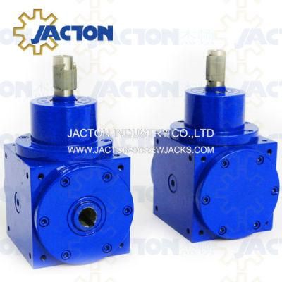 Best 90 Degree Beveled Gear Box, 1: 1 Gearbox Hollow Shaft, Gear Box with 2 Output Shafts Price