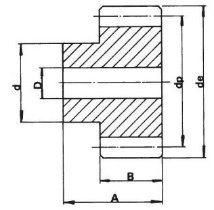 Special Steel Bevel Gear with Solt Bath Nitride Surface Treatment