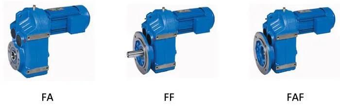 F87 Parallel Solid Shaft Helical Gearbox