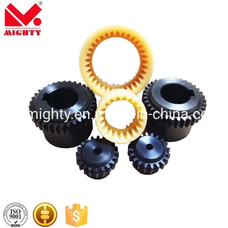 Chinese Top Quality Nylon Sleeve Curved-Tooth Gear Coupling; Curved Teeth Shaft Coupling Usded in Power Transmission Industry