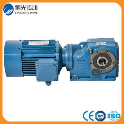 Guangdong Foshan 5HP Helical Bevel Geared Motor