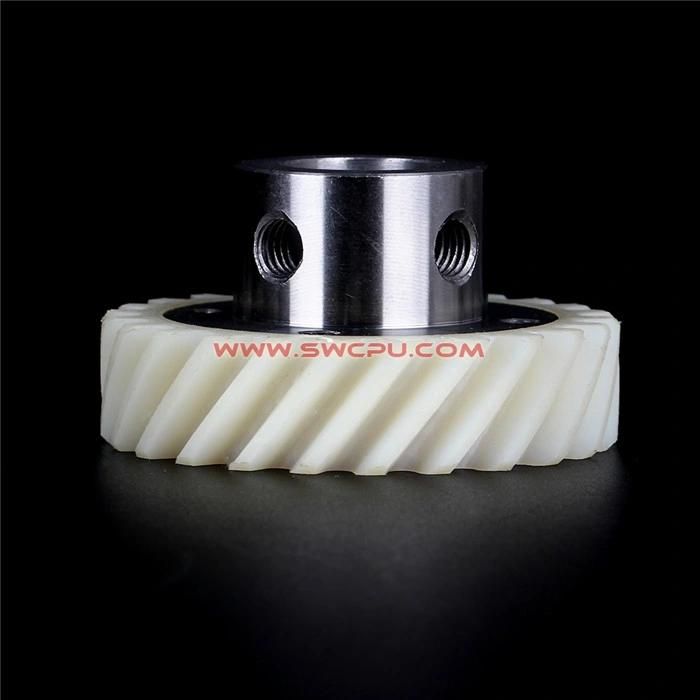 Custom Differential Nylon Plastic Helical Toothed Gear