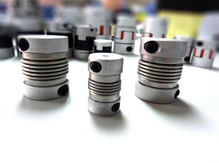 Metal Bellows Coupling Clamping Type Spring Flexible Coupling for Step Motor