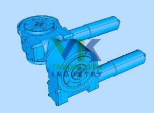 High Precision Dual Axis Slewing Drive Sde3 for Solar Tracking System with Double 24VDC Motors