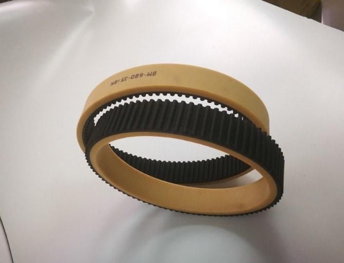 Red Rubber Coating Rubber Timing Belts 800-5m