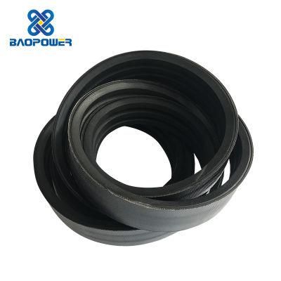 Classical Banded Wrapped Rubber Industrial Agricultural Multi Pulley V- Belt