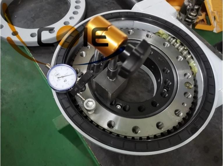 Single Worm Slewing Drive Wh14 with Hydraulic Motor for for Excavator
