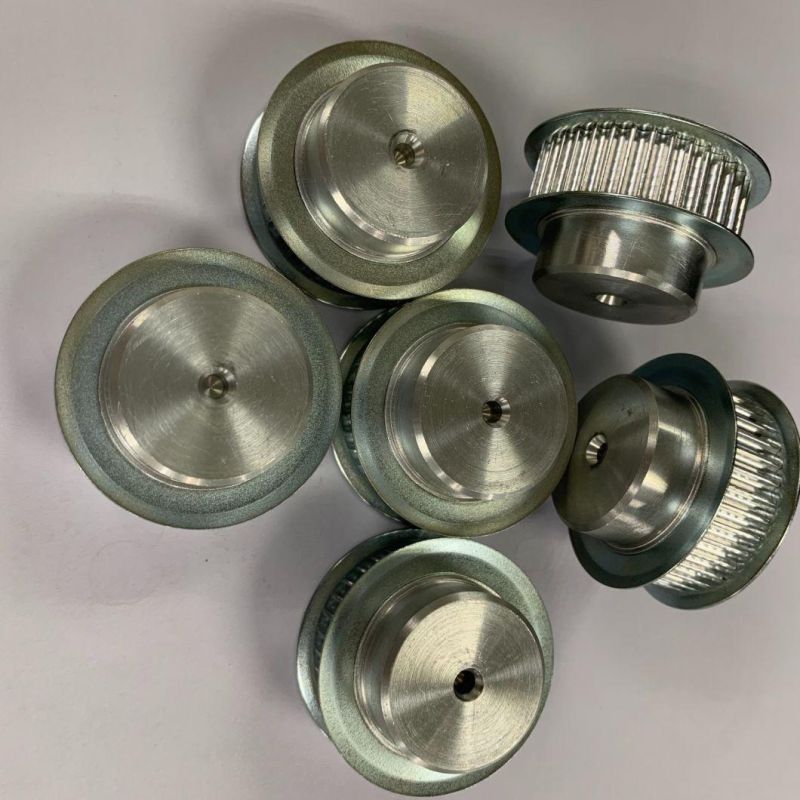 Cast Iron Qd Bushing Belt Pulley XL L H T5 T10 At5 At10 Gt2 5m 8m 14m Aluminum Timing Belt Pulley