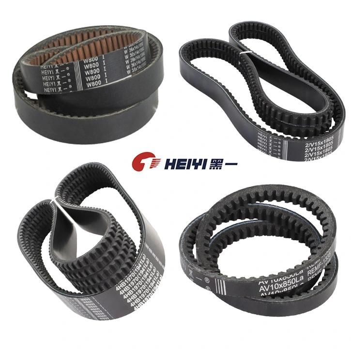 Slipping and Misalignment Resistant Power Transmission V Belt, Raw Edge V Belts