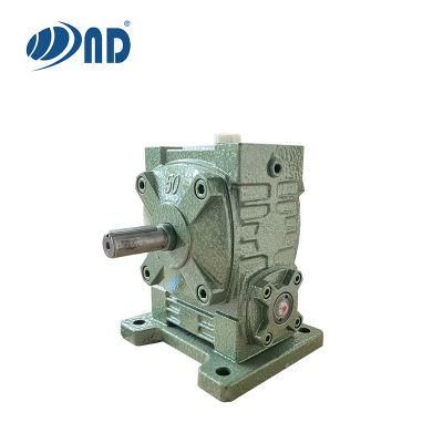 Factory Sales Directly Worm Gearbox with Cast Iron Housing Single Double Speed Gear Box Reducer Reduction for Electric Motor (Wpa Wpx Wpo Wpda)