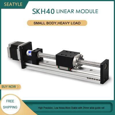 CNC Linear Guide Table C7 Ball Screw Motion Rail with NEMA 23 Step Motor