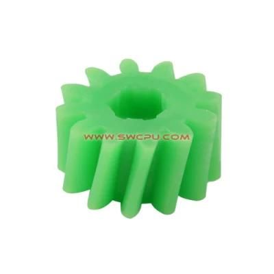 CNC Machining Teflon Plastic Helical Gear / Helical Angle Gear