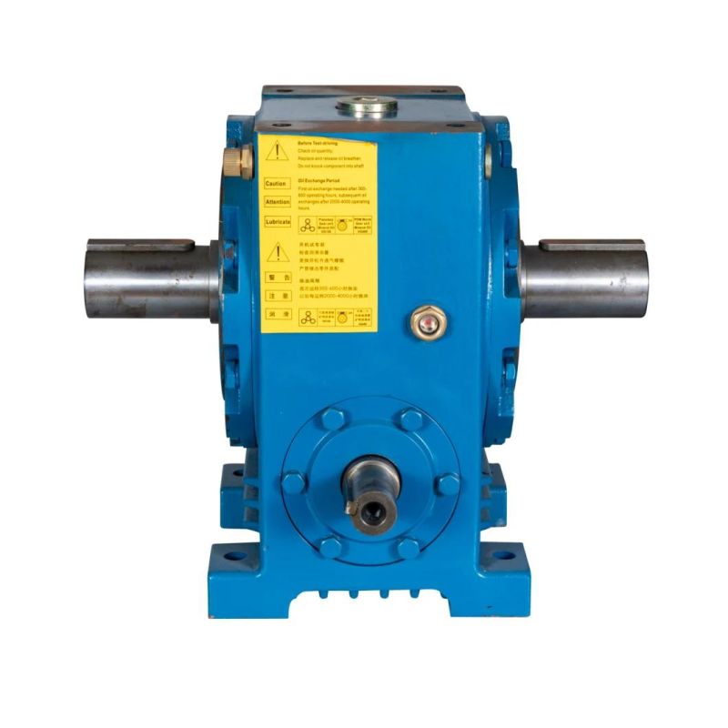 Worm Gear Series Double Enveloping Worm Gearbox for Output Hollow Shaft