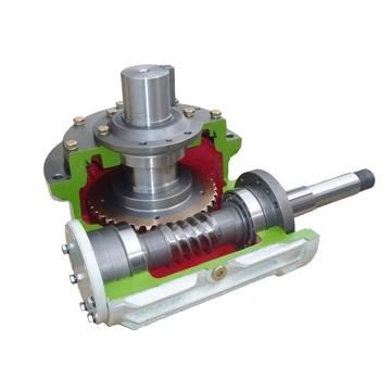 Solid Output Shaft Cone Worm Gear Box