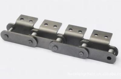 P350 Large Pitch ISO and ANSI Standard Driving Conveyor Chains with Attachments