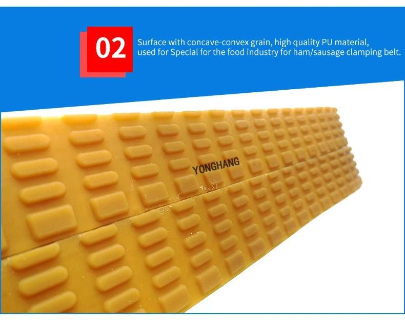 T5/T9/T10 Toothed Drive Belt with Polyurethane Material for Sausage Conveyor Cutting Machine