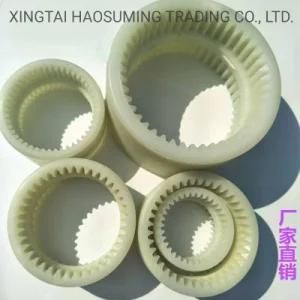 2020 New Material Nylon Inner Tooth Coupling High Strength Wear-Resistant Nylon Sleeve Oil Pump Gear Coupling
