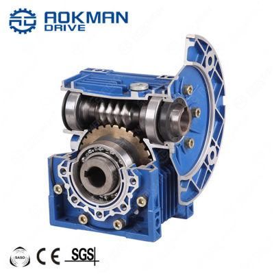 Aokman RV Worm Gearbox for 3 Phase Induction Motor Small Reduction Gearbox for Concrete Mixer