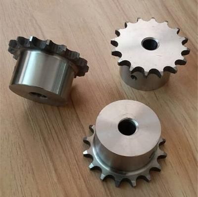 Transmission Belt Conveyor Gear Box Parts Roller Chains Stainless Steel 304 Chain Wheel Sprocket with Harden Teeth