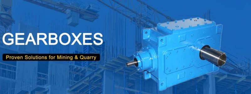 High Power 200kw 500kw 90 Degree B Series Helical Gear Box Reduction Gearbox
