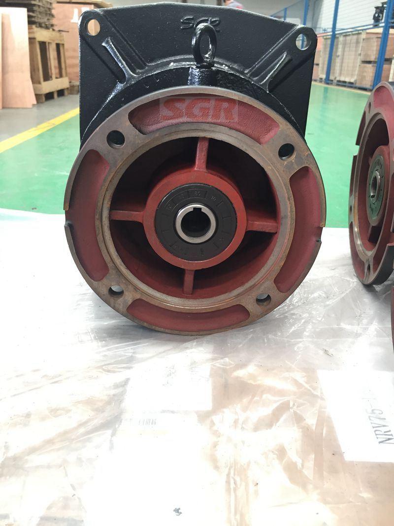 Inline Shaft with Flange Helical Gearbox