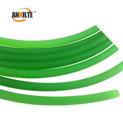 Annilte Green PU Polyurethane Rough Surface Round Belt Dive Transmission Industrial Belt