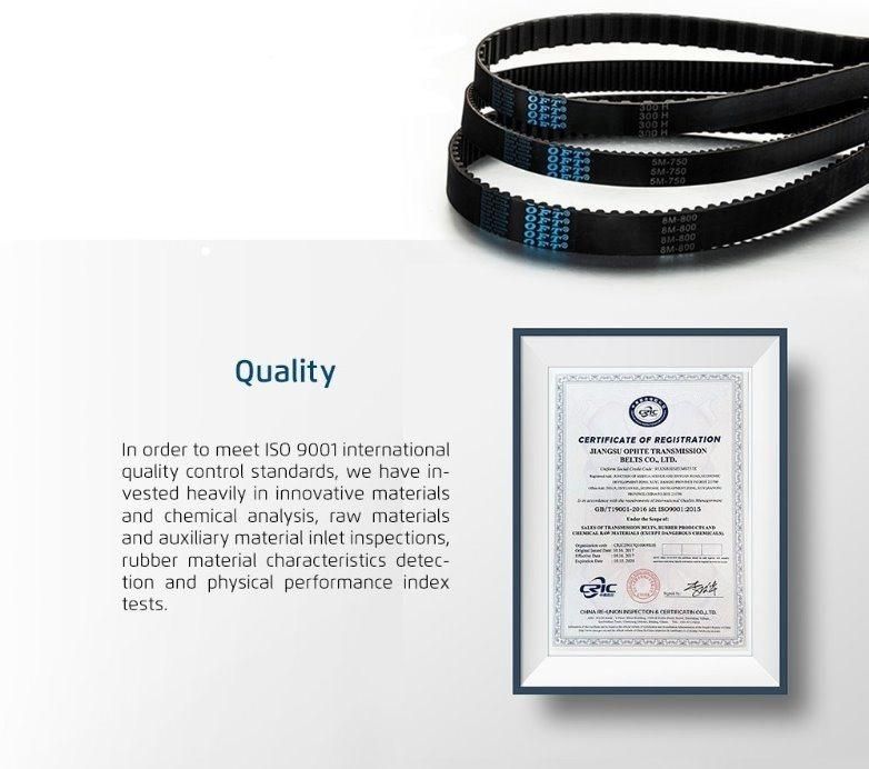 High Qualtiy Toothed Drive V Belts for Automotive