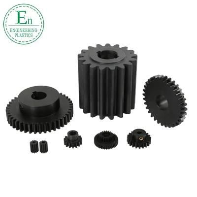 High Hardness Custom Injection Mold Industrial Parts Black Spur Gear