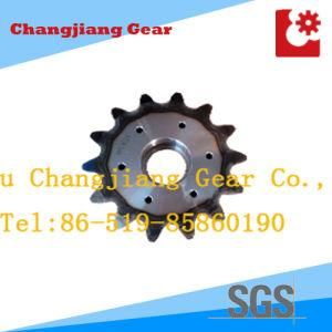 OEM Quenching Stock 14 Tooth Chain Machine Sprocket Wheel with Lightening Holes