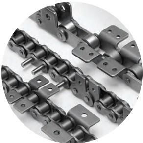 Metric Chain 10A-1 a Series Short Pitch Precision Simplex Industrial Conveyor Roller Chains and Bush Chains with Attachment
