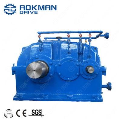 Aokman Zy Series Cylindrical Gearbox Horizontal Mounted Parallel Shaft Industrial Gearbox