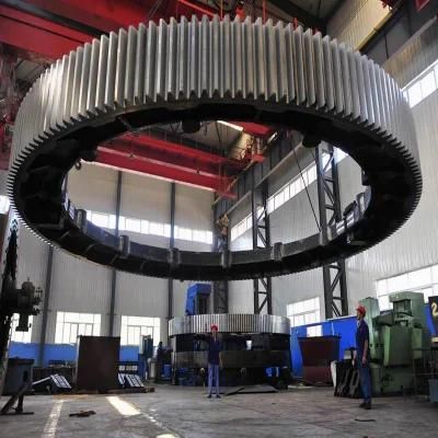 Large Cast Steel Cement Rotary Kiln Girth Gear
