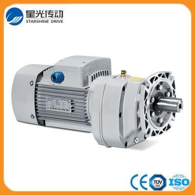 Aluminum Foot Mounted Helical Gear Speed Reducer