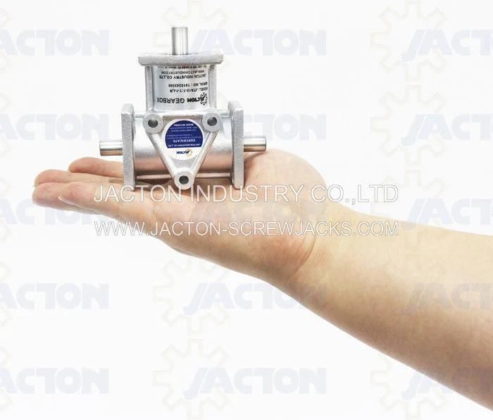 Small-Sized, Ultra-Lightweight Type of Our Miter Gear Box. High-Performance Spiral Bevel Gear Is Used to Enable Silent and High Transmission Operations.