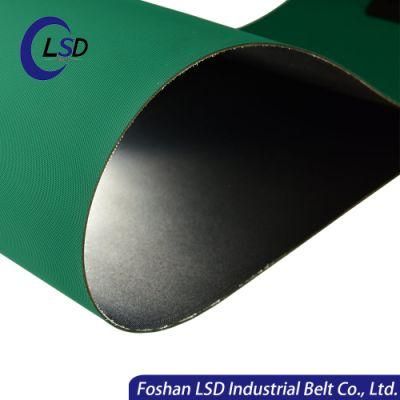 Customized 3mm Thickness Green Anti-Static Flame-Retardant High Temperature-Resistance Wear-Resistant PVC Flat Transmission Belt