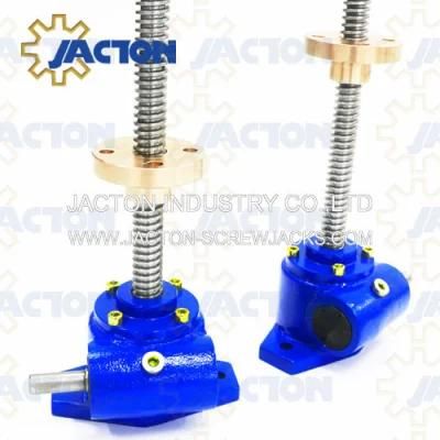 Custom Us 1 Ton Machine Screw Jack 3/4&quot; 20mm Dia. Lifting Screw Type Actuator 800mm Stroke