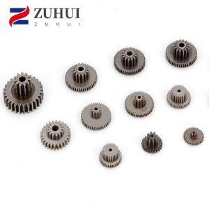 Factory Customized Strong Wear Resistance Powder Metal Sinter Small Double Gear for Motor Reducer